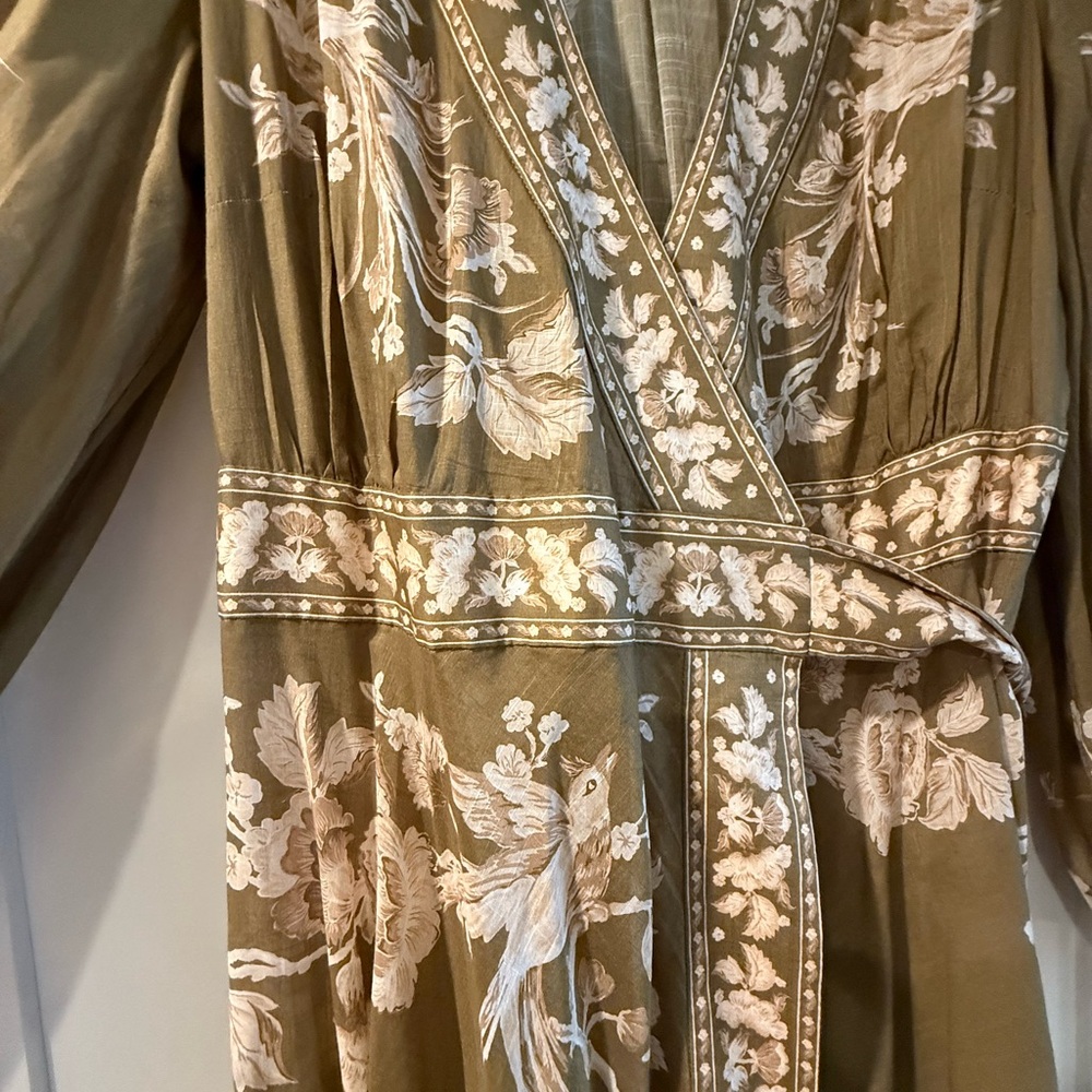COPY - Embroidered Olive Blouse - Picture 3 of 6